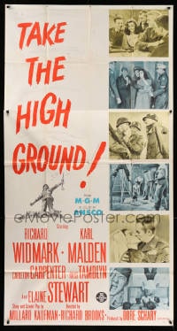 6j927 TAKE THE HIGH GROUND 3sh 1953 Korean War soldiers Richard Widmark & Karl Malden!