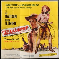6j056 BULLWHIP 6sh 1958 saddle tramp Guy Madison & sexy red-headed hellcat Rhonda Fleming!