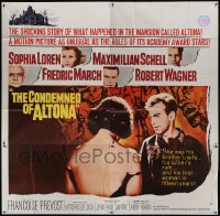 6j062 CONDEMNED OF ALTONA 6sh 1963 Sophia Loren, Maximilian Schell, Fredric March, Robert Wagner