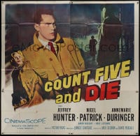 6j063 COUNT FIVE & DIE 6sh 1958 Jeffrey Hunter, Annemarie Duringer, English spies!