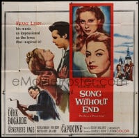 6j112 SONG WITHOUT END 6sh 1960 Dirk Bogarde as Franz Liszt, sexy Genevieve Page & Capucine!