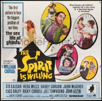 6j113 SPIRIT IS WILLING 6sh 1967 sex life of kiss-hungry girl ghosts looking for a live lover!