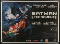 6j133 BATMAN FOREVER Argentinean 43x58 1995 Val Kilmer, Nicole Kidman, Tommy Lee Jones, Jim Carrey!