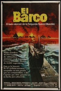 6j168 DAS BOOT Argentinean 1982 The Boat, Wolfgang Petersen German WWII submarine classic, Meyer art