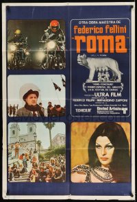6j180 FELLINI'S ROMA Argentinean 1972 Federico classic, fall of the Roman Empire, different!
