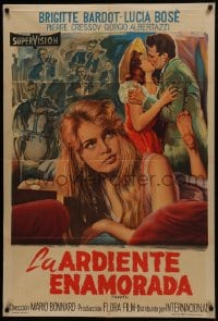 6j215 NIGHT OF LOVE Argentinean 1959 sexy Brigitte Bardot, Lucia Bose & Cressoy, different & rare!