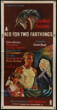 6j044 KID FOR TWO FARTHINGS English 3sh 1955 art of sexy Diana Dors, directed by Carol Reed!