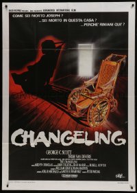 6j360 CHANGELING Italian 1p 1982 creepy different wheelchair art by Tino Aller!