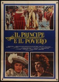 6j368 CROSSED SWORDS Italian 1p 1977 Mark Lester, Prince & the Pauper, different images, rare!