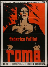 6j386 FELLINI'S ROMA Italian 1p 1972 Federico classic, the fall of the Roman Empire, ultra rare!