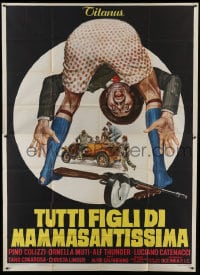 6j293 ITALIAN GRAFFITI Italian 2p 1973 Italian spoof comedy about the Roaring '20s, wacky art!