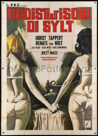 6j306 NEW LIFE STYLE Italian 2p 1969 Franco art, German sex movie with LaMotta & Graziano, rare!