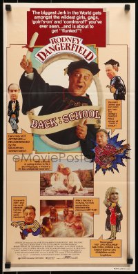 6k499 BACK TO SCHOOL Aust daybill 1986 Rodney Dangerfield goes to college with his son, different!