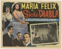 6k032 DONA DIABLA Mexican LC R1960sgreat images of Maria Felix in border and inset image!