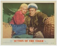 6m016 ACTION OF THE TIGER LC #7 1957 Van Johnson & Martine Carol undertake a hazardous mission!