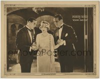 6m017 ADAM & EVA LC 1923 beautiful Marion Davies in cool outfit in between her two suitors!
