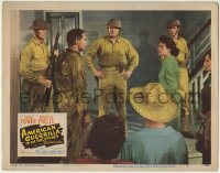 6m036 AMERICAN GUERRILLA IN THE PHILIPPINES LC #7 1950 Tyrone Power, Micheline Presle, Fritz Lang!