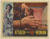 6m045 ATTACK OF THE 50 FT WOMAN LC #2 1958 great special effects image of giant hand attacking!