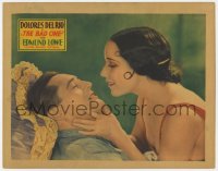 6m051 BAD ONE LC 1930 best romantic close up of Edmund Lowe & sexy smiling Dolores Del Rio!