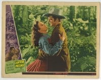 6m119 CANYON PASSAGE LC #3 1945 Jacques Tourneur directed, c/u of Dana Andrews & Susan Hayward!