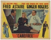 6m126 CAREFREE LC 1938 Ginger Rogers between Fred Astaire & doctor Walter Kingsford, Irving Berlin!