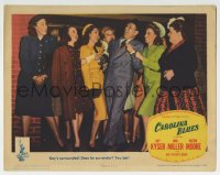 6m129 CAROLINA BLUES LC 1944 Kay Kyser is surrounded by beautiful women & surrenders to them!