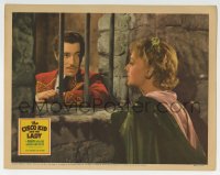 6m167 CISCO KID & THE LADY LC 1939 Cesar Romero talks to Virginia Field from inside his cell!