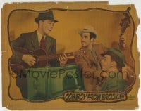 6m194 COWBOY FROM BROOKLYN LC 1938 Dick Powell playing guitar with Harry Barris and Candy Candido!