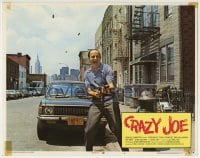 6m197 CRAZY JOE LC #5 1974 great close up of Peter Boyle with gun standing in the street!