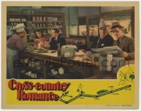 6m210 CROSS COUNTRY ROMANCE LC 1940 Gene Raymond & Wendy Barrie in diner watching two men!