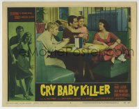6m212 CRY BABY KILLER LC #3 1958 Harry Lauter, Carolyn Mitchell, Brett Halsey, Jack Nicholson in art