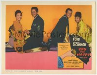 6m213 CRY FOR HAPPY LC 1960 Glenn Ford & Donald O'Connor with Miiko Taka & Miyoshi Umeki!