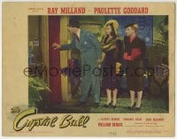 6m214 CRYSTAL BALL LC 1943 Paulette Goddard & Virginia Field behind Ray Milland peering in door!