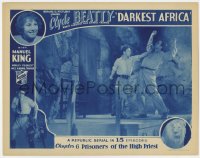 6m231 DARKEST AFRICA chapter 6 LC 1936 Clyde Beatty punching guy, Prisoners of the High Priest!
