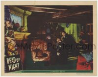 6m246 DEAD OF NIGHT LC #6 1946 Mervyn Johns strangles psychiatrist Frederick Valk, Ealing classic!