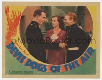 6m264 DEVIL DOGS OF THE AIR LC 1935 Margaret Lindsay between Pat O'Brien & smiling James Cagney!