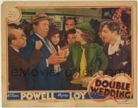 6m301 DOUBLE WEDDING LC 1937 William Powell watches big Edgar Kennedy threaten Myrna Loy!