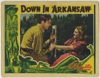 6m303 DOWN IN ARKANSAW LC 1938 romantic close up of Ralph Byrd & pretty June Storey!