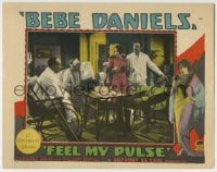 6m363 FEEL MY PULSE LC 1928 Bebe Daniels & William Powell with injured men at sanitarium!