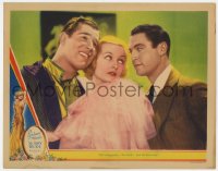 6m401 GAY BRIDE LC 1934 Carole Lombard with bridegroom Nat Pendleton & best man Chester Morris!