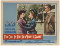 6m412 GIRL IN THE RED VELVET SWING LC #7 1955 Joan Collins as Evelyn Nesbitt Thaw, Ray Milland!