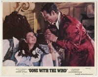 6m422 GONE WITH THE WIND LC #5 R1980 c/u of Clark Gable smiling at Vivien Leigh laying in bed!