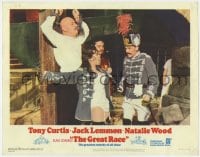 6m432 GREAT RACE LC #2 1965 Natalie Wood distracts guard by revealing her sexy underwear!