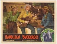 6m449 HAWAIIAN BUCKAROO LC R1940s Smith Ballew playing his guitar by real Hawaiians!