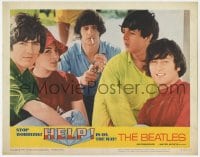 6m463 HELP LC #8 1965 Eleanor Bron & The Beatles, John, Paul, George & Ringo, rock & roll classic!