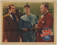 6m466 HIGH COMMAND LC 1938 close up of Lionel Atwill with gun glaring at young James Mason!