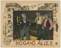6m469 HOGAN'S ALLEY LC 1925 great close up of cross-eyed Ben Turpin standing by camera!