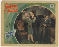 6m472 HOME MADE LC 1927 man selects music for Johnny Hines & pretty Margaret Seddon to dance to!