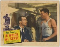 6m502 IN WHICH WE SERVE LC 1943 great image of Bernard Miles & John Mills, WWII!