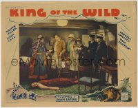 6m555 KING OF THE WILD chapter 1 LC 1931 crowd standing around dead woman, Man Eaters, full-color!